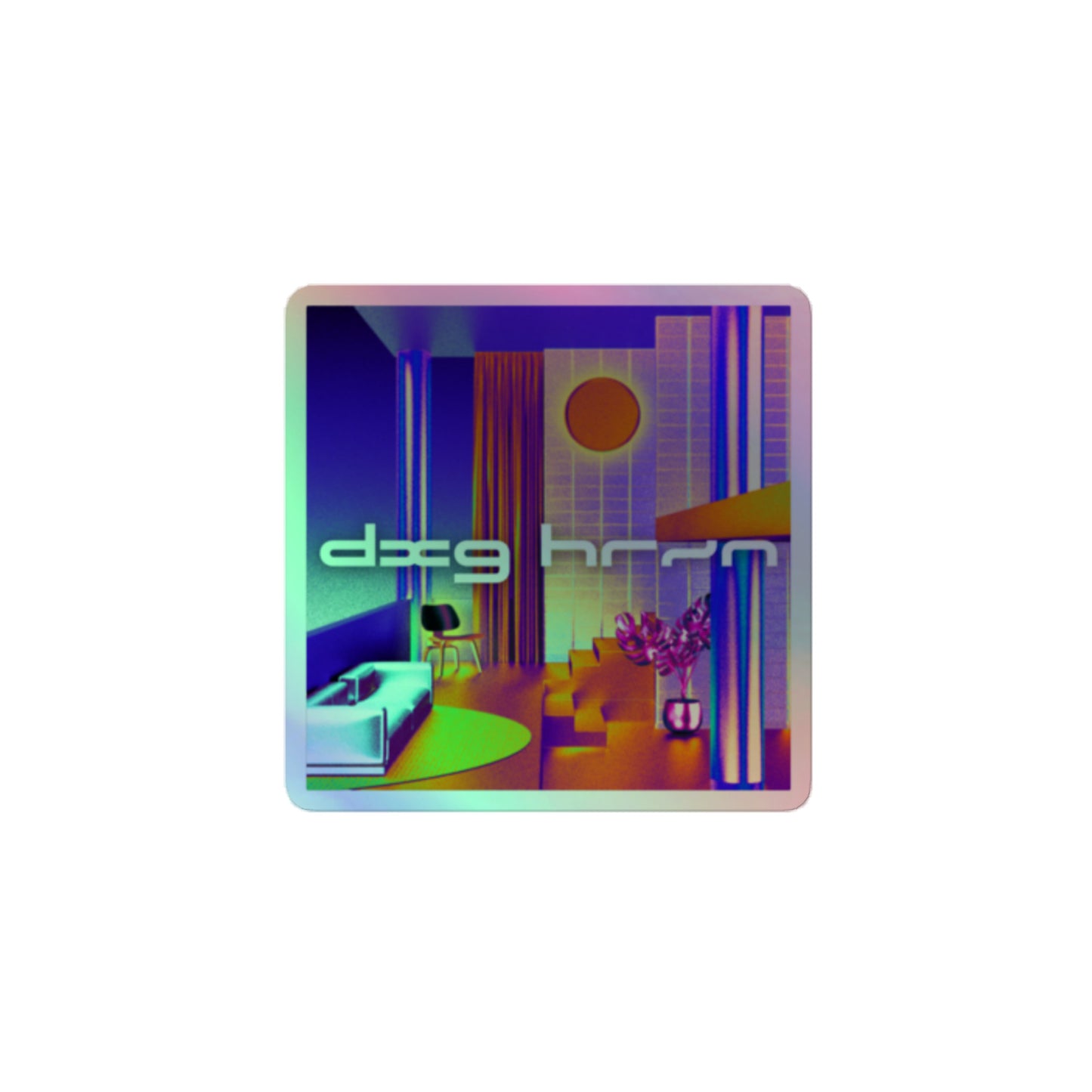 DxG Horizon "Retro" Holographic Sticker