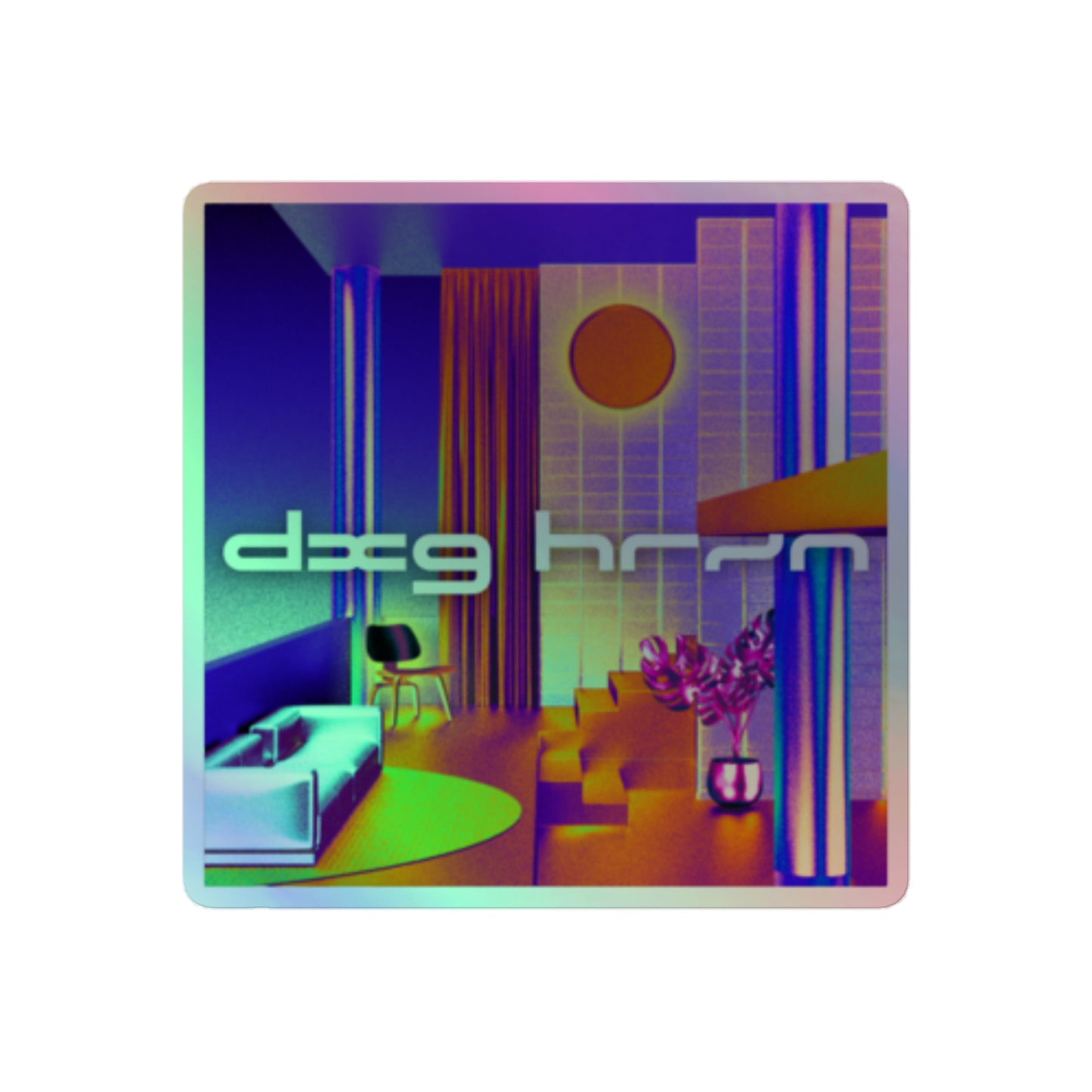 DxG Horizon "Retro" Holographic Sticker