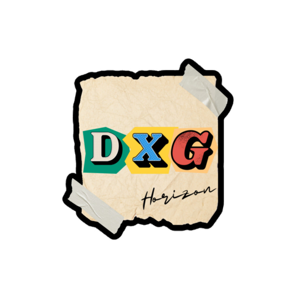 DxG Horizon "Magazine Letter" Sticker